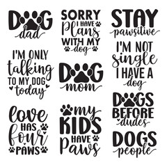 10 Dog mom SVG Bundle
