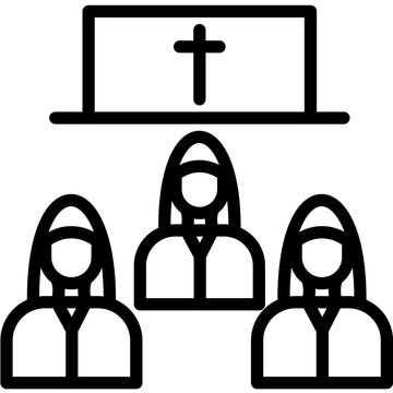 Cermon vector icon illustration of Funeral iconset.