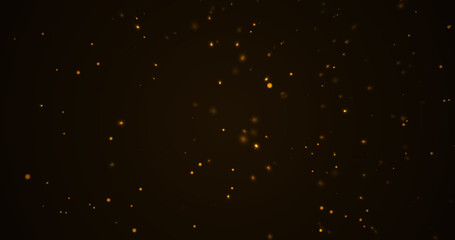 Creative colorful shiny particles realistic atmospheric dust flow air. Natural organic dust embers floating air. Dust flowed room flying glittering mist steam vfx asset and shimmering glowing grain.