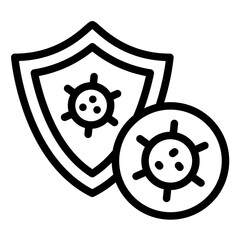 Immunity Boost vector icon illustration of Infectious Diseases iconset.