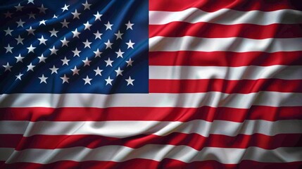 Obraz premium Representation of the american flag for us national loyalty day celebration