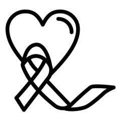 Cancer Symbol vector icon illustration of Chemotherapy iconset.