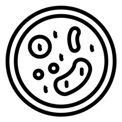 Plant Cell vector icon illustration of Lab iconset.