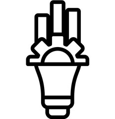 Business Intelligence vector icon illustration of Business Analytics iconset.