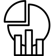 Market Share vector icon illustration of Business Analytics iconset.