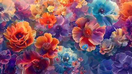 floral and flower pattern illustration