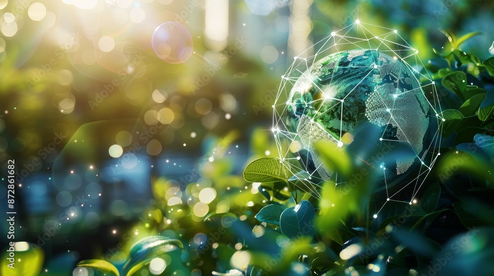 Aufkleber this is a concept of environmentally friendly technology that promotes sustainable development. see 