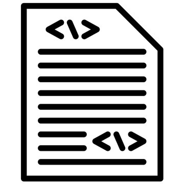 Source Code vector icon illustration of No Code iconset.