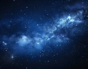 Fototapeta premium Cosmic Night Sky with Starry Galaxy