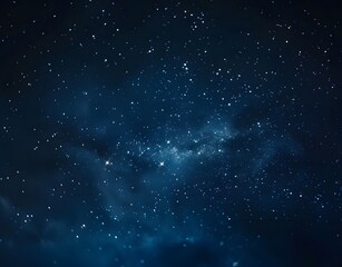 Fototapeta premium Twinkling Stars Night Sky Background