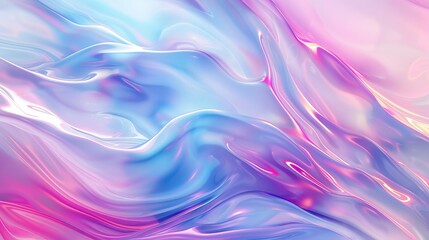 Obraz premium A 3D abstract background with bright glass colors and a wave-like render