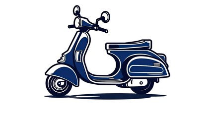 an old school scooter 