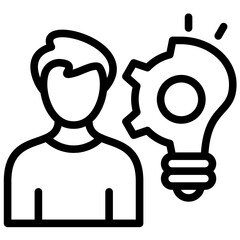 Competence vector icon illustration of Business Training iconset.