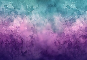 Teal and Purple Watercolor Gradient Background