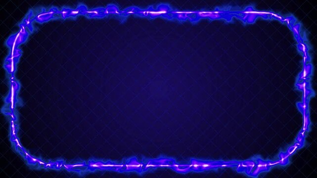 fire flame line frame digital background