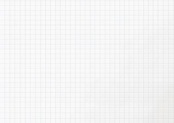 White Grid Paper Background - Vector Illustration