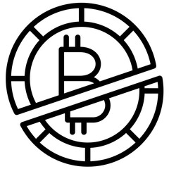 Crypto Halving vector icon illustration of Cryptocurrency iconset.