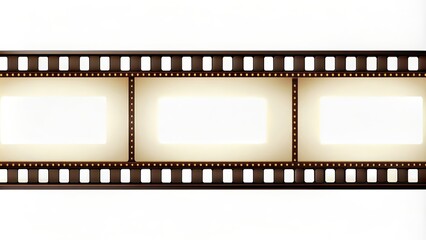 of a blank film strip with space for text or images, film strip, blank, template,design, photo, photography, concept, isolated