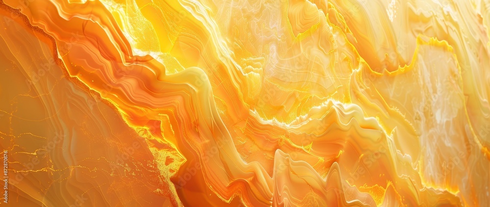 Poster a colorful abstract background with watercolors on canvas in a gradient from orange to yellow. a fra
