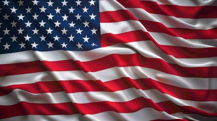 Representation of the american flag for us national loyalty day celebration