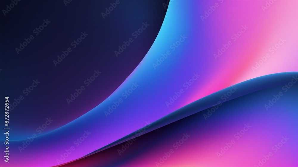 Poster a mesmerizing abstract artwork showcasing the dynamic interplay of vibrant colors in a flowing gradi