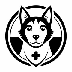 illustration of a dog and cat medical vector