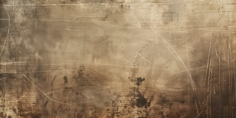 Old worn scratched photograph texture sepia tones faded details, and distressed edges.