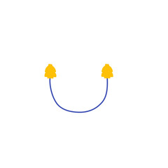 earplugs vector illustration
