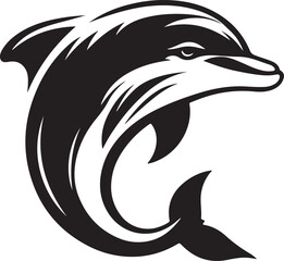 Modern Marine Marvels Vector Dolphins