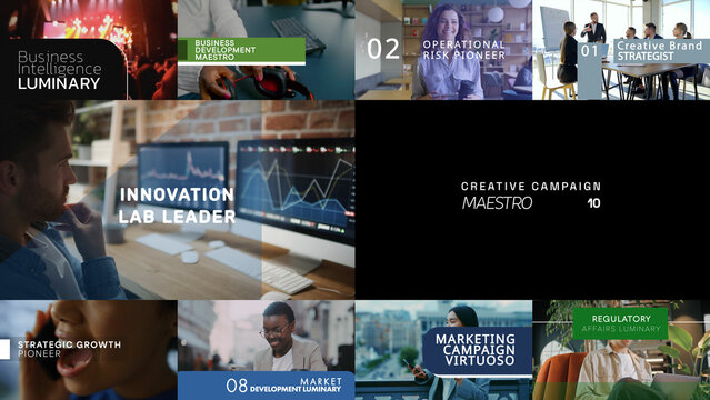 Business Pathway | 10 Motion Titles with Control Panels