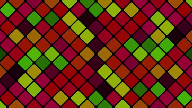 square mosaic pattern loop motion graphic background