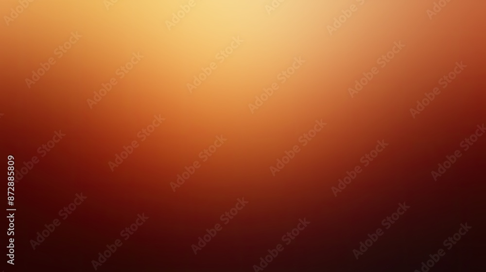 Poster warm gradient background with smooth transition of orange hues