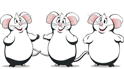Fototapeta premium an obese mouse 
