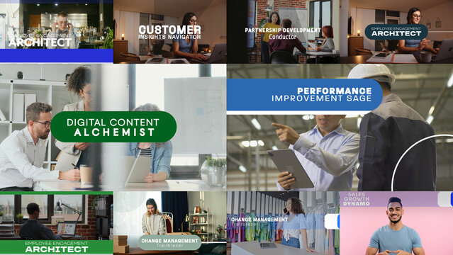Business Zenith | 10 Motion Titles with Control Panels
