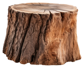PNG Rustic wooden tree stump