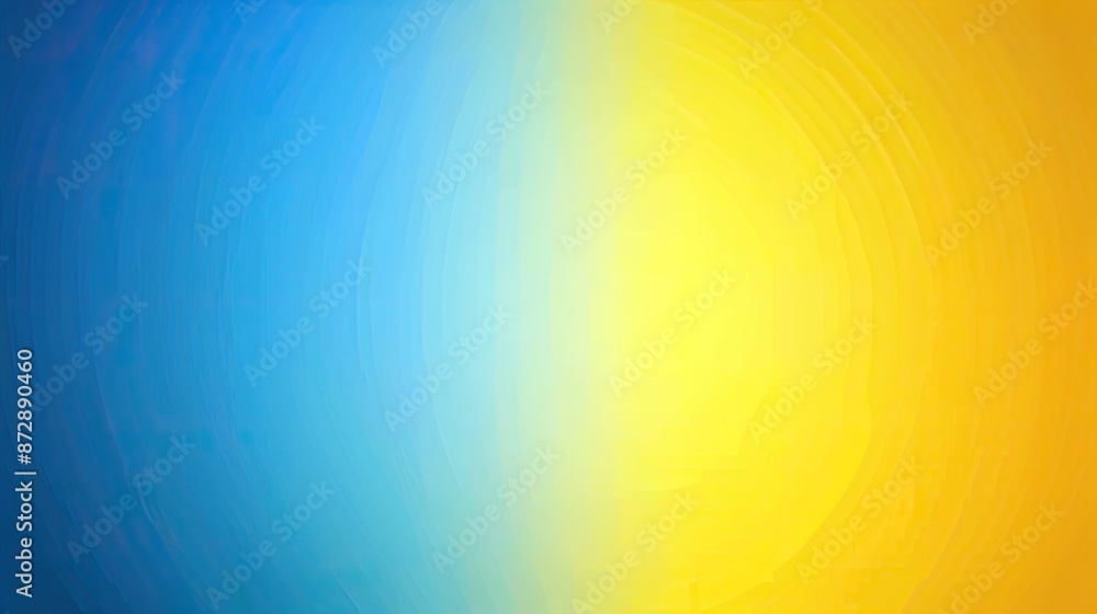 Poster vibrant abstract background with a smooth gradient transition from blue to yellow, perfect for creat