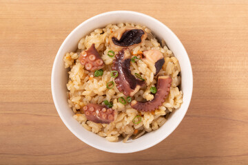 タコの炊き込みご飯