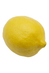 Lemon on transparent background