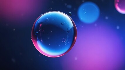 Naklejka premium abstract background with bubbles