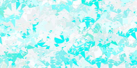 Light Blue, Green vector texture with random triangles.