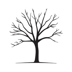 tree silhouette vector