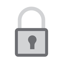 lock Vector Flat Icon Design