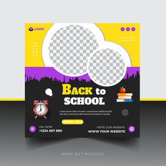 Gym, fitness, and sports social media post template design . Usable for social media, banner, and website.	