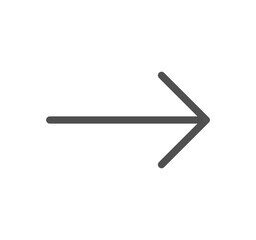 Arrow and navigation icon outline and linear vector.	
