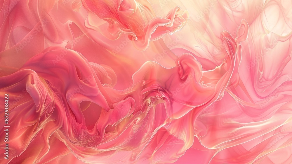 Poster elegant and serene abstract pink wallpaper with soft gradient and subtle textures for modern and sty