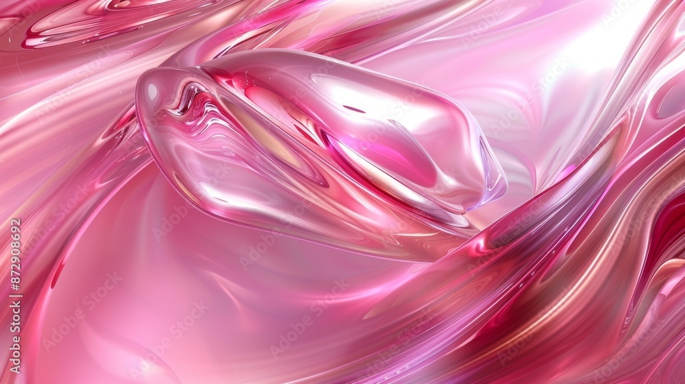 Poster elegant and serene abstract pink wallpaper with soft gradient and subtle textures for modern and sty