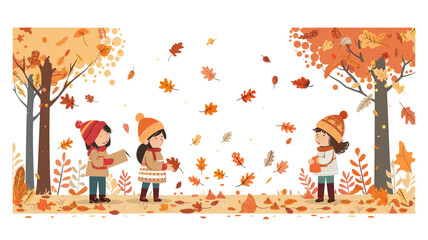 autumn tree with leaves