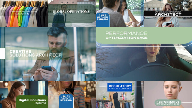 Corporate Unity | 10 Motion Titles with Control Panels