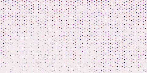 Light pink, red vector backdrop with dots.