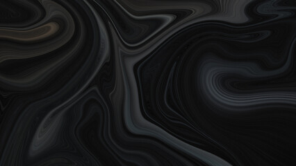 Obraz premium 4K abstract, dark, holographic, iridescent neon background with a fluid, glassy, curving wave in motion. For banners, backdrops, wallpapers, and covers, use a gradient design element.